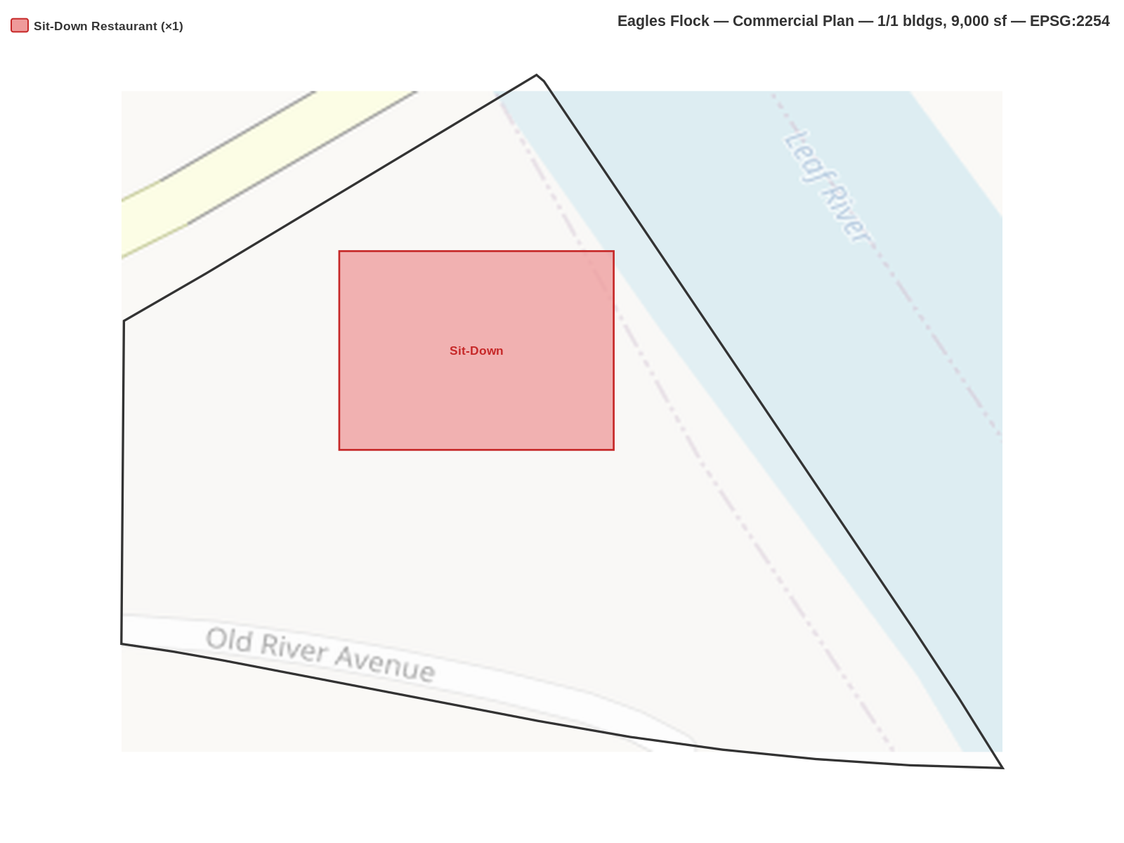 Commercial site plan